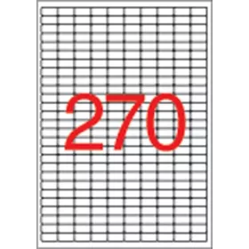   Etikett, univerzális, 17,8x10 mm, eltávolítható, kerekített sarkú, APLI, 6750 etikett/csomag