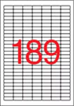 Etikett, univerzális, 25,4x10 mm, eltávolítható, kerekített sarkú, APLI, 4725 etikett/csomag