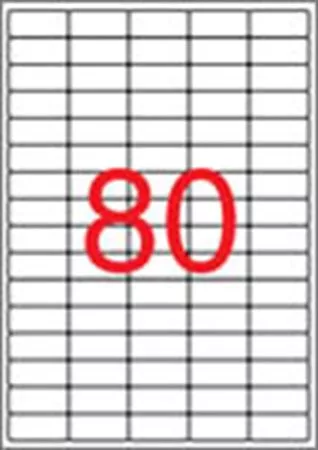 Etikett, univerzális, 35,6x16,9 mm, eltávolítható, kerekített sarkú, APLI, 2000 etikett/csomag