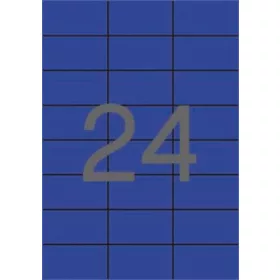 Etikett, 70x37 mm, színes, APLI, kék, 480 etikett/csomag
