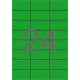 Etikett, 70x37 mm, színes, APLI, zöld, 480 etikett/csomag