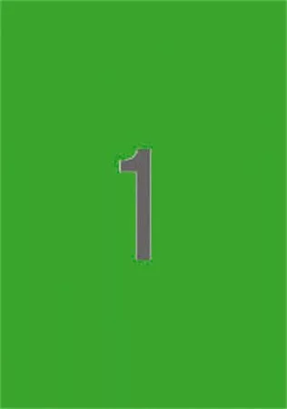 Etikett, 210x297 mm, színes, APLI, zöld, 20 etikett/csomag