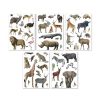Matrica, újra felhasználható, 50 db, APLI Kids "Stickers", szavanna állatai