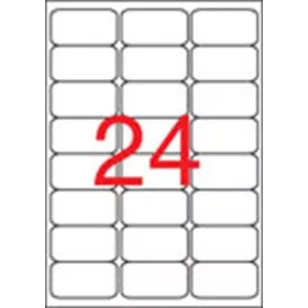   Etikett, univerzális, 64x33,9 mm, kerekített sarkú, APLI, 2400 etikett/csomag