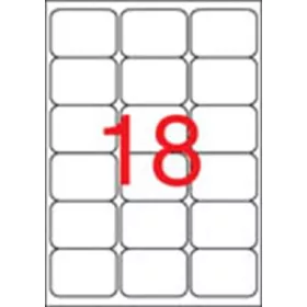   Etikett, univerzális, 63,5x46,6 mm, kerekített sarkú, APLI, 1800 etikett/csomag