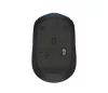 Egér, vezeték nélküli, optikai, közepes méret, USB, LOGITECH "M171", kék