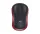 Egér, vezeték nélküli, optikai, közepes méret, USB, LOGITECH "M185", piros