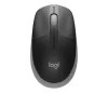 Egér, vezeték nélküli, optikai, USB, LOGITECH, "M190", szürke