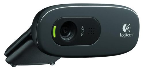 Webkamera, beépített mikrofonnal, USB, LOGITECH, "C270"