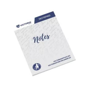 Jegyzettömb, A7, 5x50 lap, sima, VICTORIA OFFICE