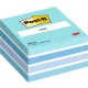 Öntapadó jegyzettömb, 76x76 mm, 450 lap, 3M POSTIT, aquarell kék