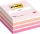 Öntapadó jegyzettömb, 76x76 mm, 450 lap, 3M POSTIT, aquarell pink
