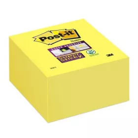   Öntapadó jegyzettömb, 76x76 mm, 350 lap, 3M POSTIT "Super Sticky", sárga