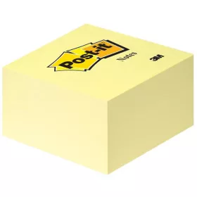 Öntapadó jegyzettömb, 76x76 mm, 450 lap, 3M POSTIT, sárga