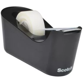   Ragasztószalag-adagoló, asztali, feltöltött, 3M SCOTCH "C18", fekete
