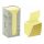 Öntapadó jegyzettömb, "Z", 76x76 mm, 16x100 lap, környezetbarát, 3M POSTIT, sárga