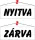 Információs tábla, 22x8,5 cm, kétoldalas, "Nyitva/Zárva", fehér