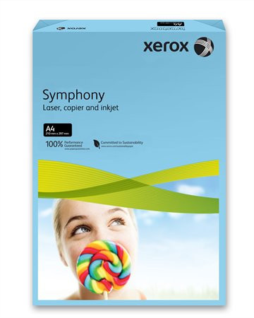 Másolópapír, színes, A4, 80 g, XEROX "Symphony", sötétkék (intenzív)