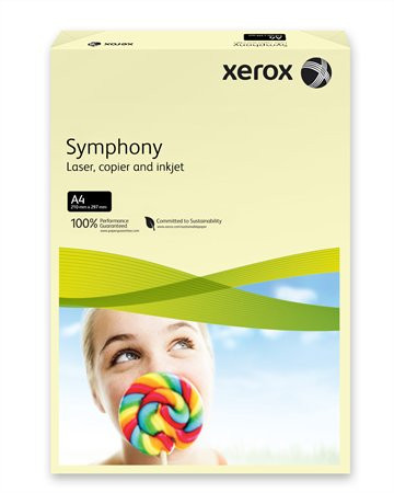 Másolópapír, színes, A4, 80 g, XEROX "Symphony", csontszín (pasztell)