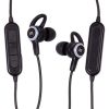 Fülhallgató, vezeték nélküli, Bluetooth 5.1, mikrofonnal, LED-es fülhallgató, MAXELL "Halo", fekete