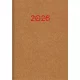Naptár, tervező, A5, heti, DAYLINER "Animal", Gazelle-okker