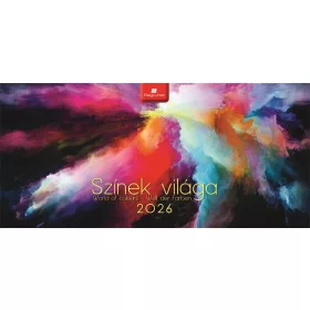 Naptár, asztali, álló, DAYLINER "Színek világa"