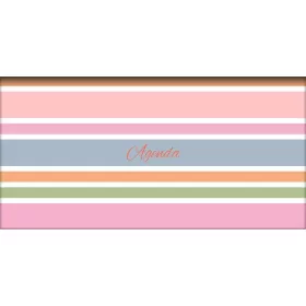   Zsebnaptár, fekvő elrendezésű, DAYLINER, "Colors Stripes"