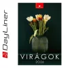 Naptár, fali, DAYLINER, "Virágok"