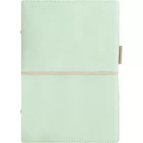   Kalendárium, gyűrűs, betétlapokkal, A5 méret, FILOFAX, "Domino" Soft", pasztellzöld