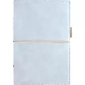   Kalendárium, gyűrűs, betétlapokkal, A5 méret, FILOFAX, "Domino" Soft", pasztellkék