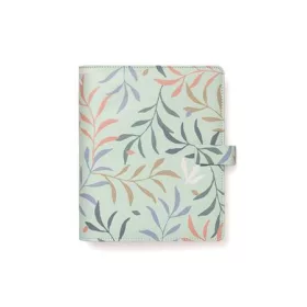 Kalendárium, gyűrűs, betétlapokkal, A5, FILOFAX "Botanical", menta