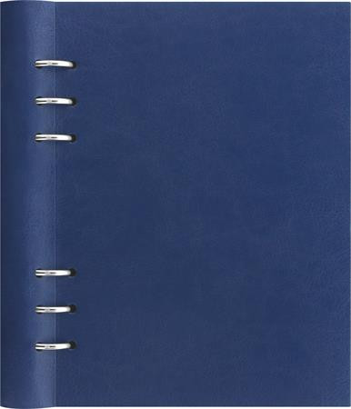 Tervező, naptár és füzet betéttel, A5, FILOFAX "Clipbook Classic", kék