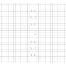   Kalendárium betét, jegyzetlap, A5, kockás, FILOFAX, fehér