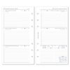 Kalendárium betét, tervező, Filofaxhoz, personal méret, heti, 1 hét/2 oldal, 2023