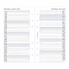 Kalendárium betét, tervező, heti, personal (M) méret, FILOFAX, 2026