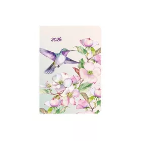 Naptár, tervező, B6, heti, TOPTIMER, "Joy flexi", kolibri