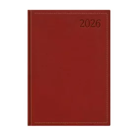 Naptár, tervező, A4, heti, TOPTIMER "Traditional", bordó