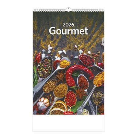 Naptár, fali, TOPTIMER "Gourmet"