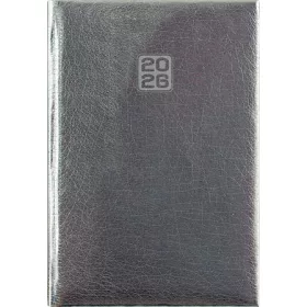   Naptár, tervező, B6, heti, DAYLINER, "Mirror", ezüst