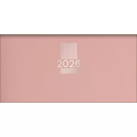 Zsebnaptár, fekvő elrendezésű, DAYLINER, "MyPastel", púder