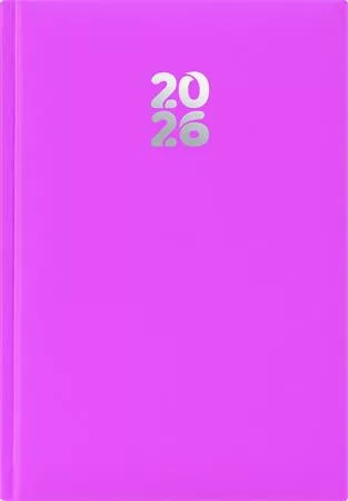Naptár, tervező, A5, napi, DAYLINER, "Pannon", fuchsia