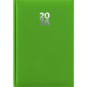 Naptár, tervező, A5, napi, DAYLINER, "Pannon", világoszöld