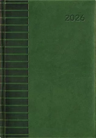 Naptár, tervező, B5, heti, DAYLINER, "Tucson", zöld