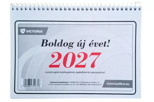 Naptár, asztali, 23TA, VICTORIA OFFICE (2027 évi)