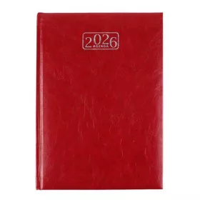 Naptár, tervező, A5, napi, VICTORIA OFFICE "Chrono", bordó (2027 évi)