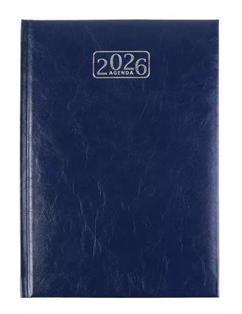 Naptár, tervező, A5, napi, VICTORIA OFFICE "Chrono", sötétkék (2027 évi)