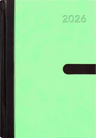 Naptár, tervező, A5, napi, DAYLINER "Winner", menta