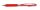 Golyóstoll, 0,35 mm, nyomógombos, PENTEL "BK437", piros