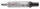 Táblamarker, 6 mm, kúpos hegy, PENTEL "Easyflo", fekete