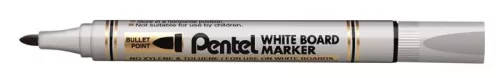 Táblamarker, 2 mm, kúpos hegy, PENTEL, fekete